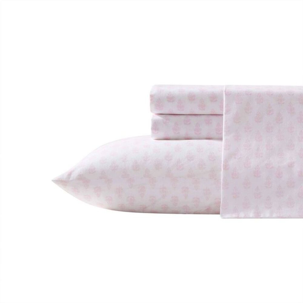 Laura Ashley Queen Sheet Set Francesca Bright Pink